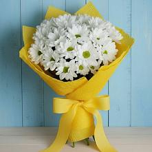 Букет цветов из:  Хризантемы #REPLACE_PRED# Пряже