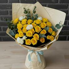 Букет цветов из:  Розы в Пряже