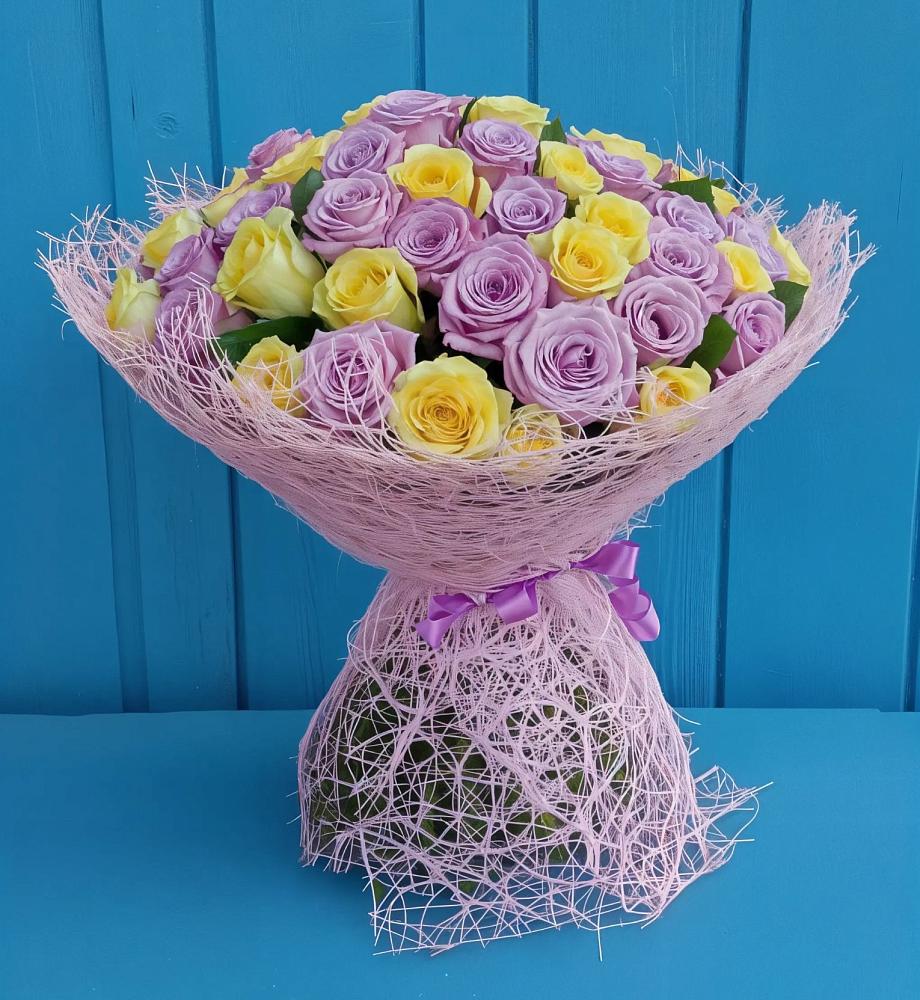 Букет 101 Волшебный Миг в Пряже