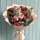 Букет цветов из: Гвоздики и Розы в Пряже