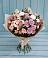 Букет цветов из: Хризантемы, Розы и Альстромерии в Пряже