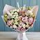 Букет цветов из: Альстромерии и Розы в Пряже