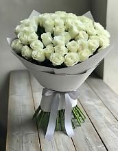 Букет 35 Белых роз в Пряже