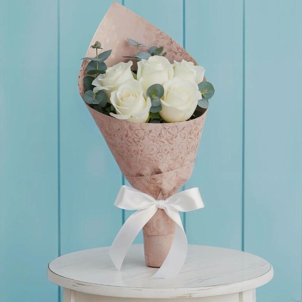 Букет цветов из: Розы в Пряже