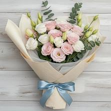 Букет цветов из:  Лизиантусы в Пряже