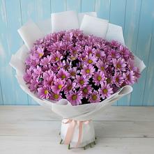 Букет цветов из:  Хризантемы #REPLACE_PRED# Пряже