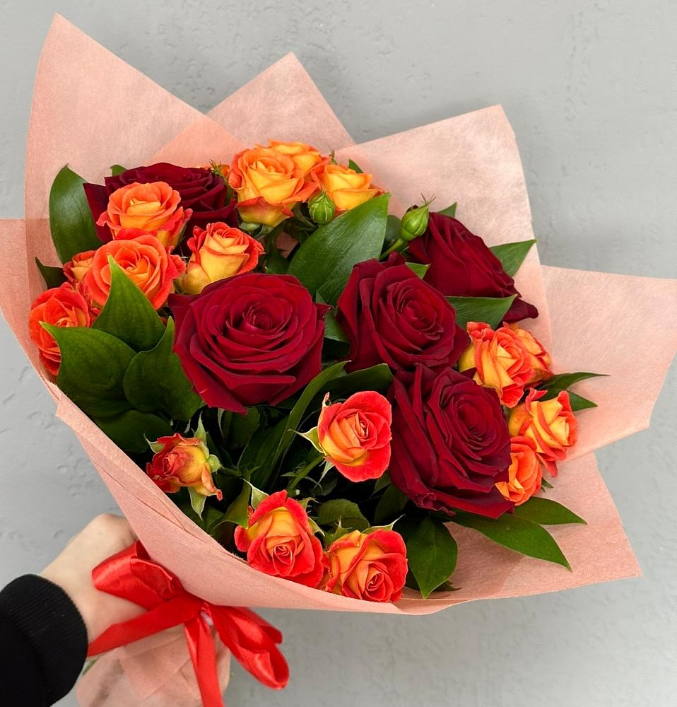 Букет Любовь и восторг в Пряже