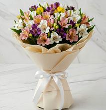 Букет цветов из:  Альстромерии в Пряже