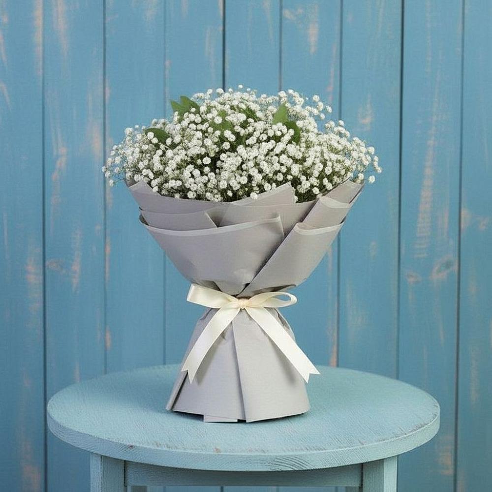 Букет цветов из: Гипсофила в Пряже