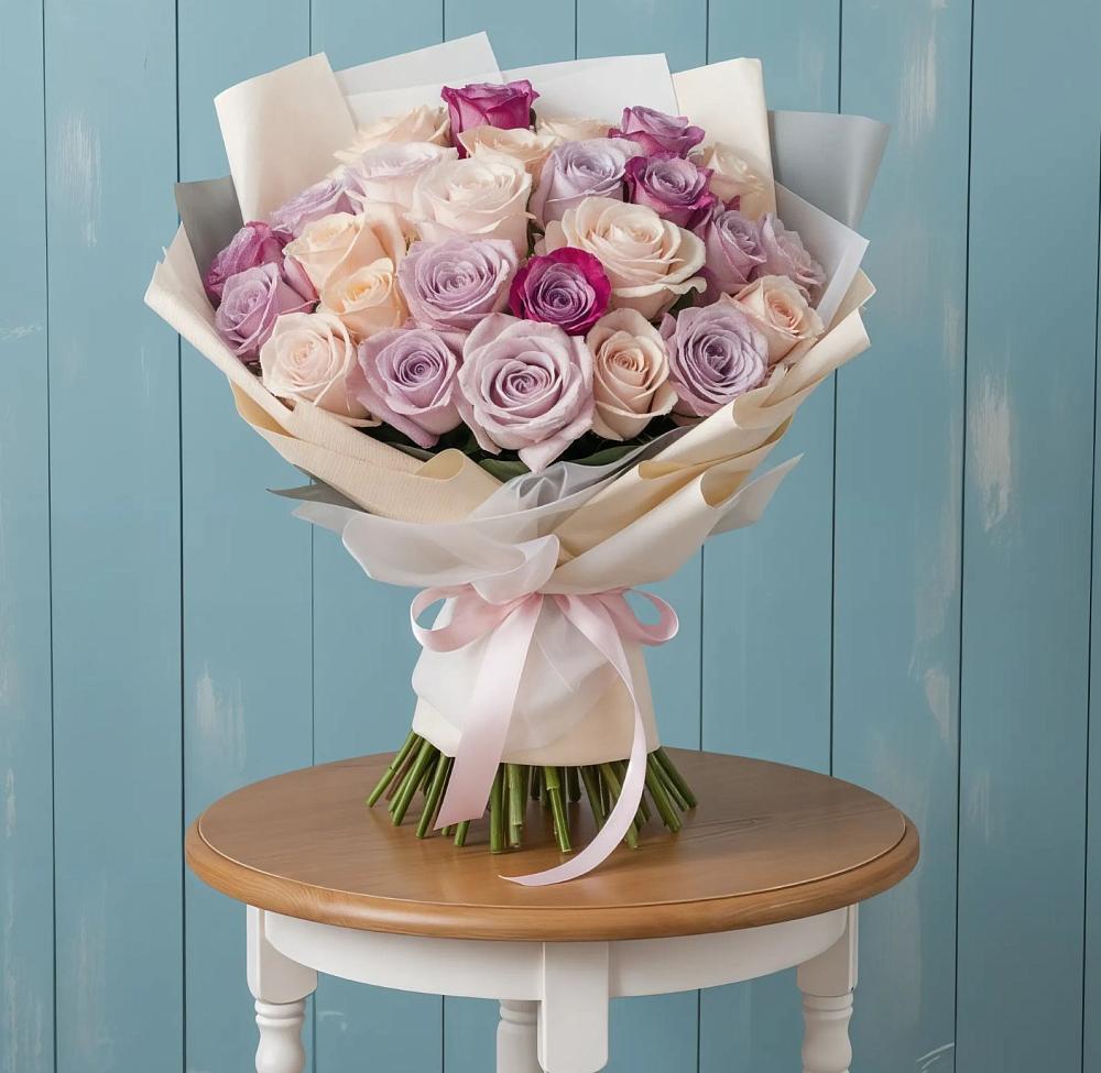 Букет цветов из: Розы в Пряже