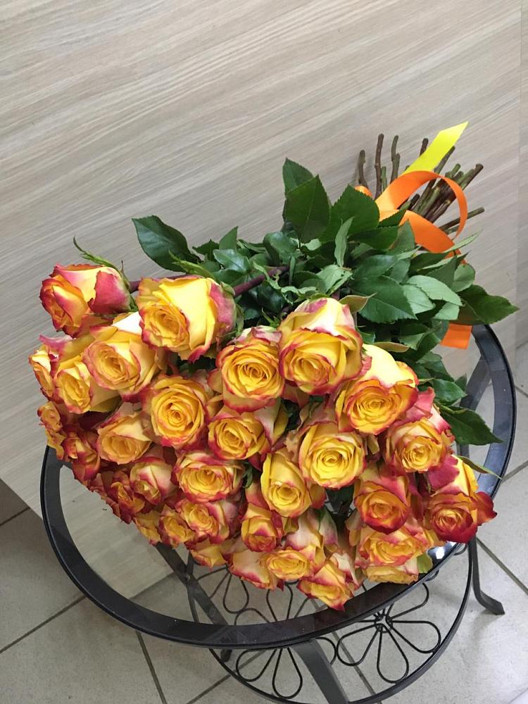 Букет Желтые розы в Пряже