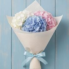 Букет цветов из:  Гортензия #REPLACE_PRED# Пряже