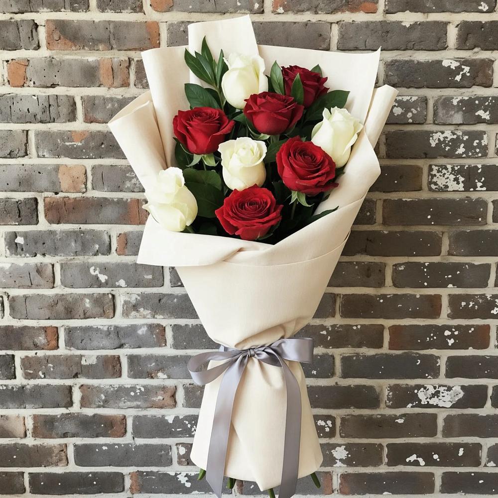 Букет цветов из: Розы в Пряже