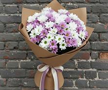 Букет цветов из:  Хризантемы #REPLACE_PRED# Пряже