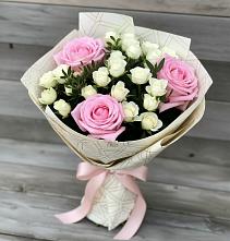 Букет цветов из:  Розы в Пряже