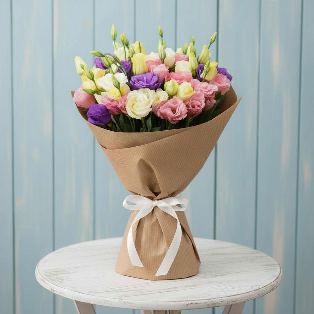 Букет цветов из: Лизиантусы в Пряже