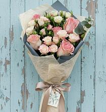 Букет цветов из:  Розы в Пряже