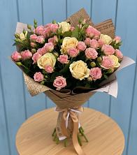 Букет цветов из:  Розы в Пряже