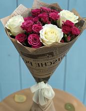 Букет цветов из:  Розы в Пряже