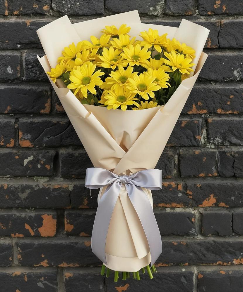 Букет цветов из: Хризантемы в Пряже