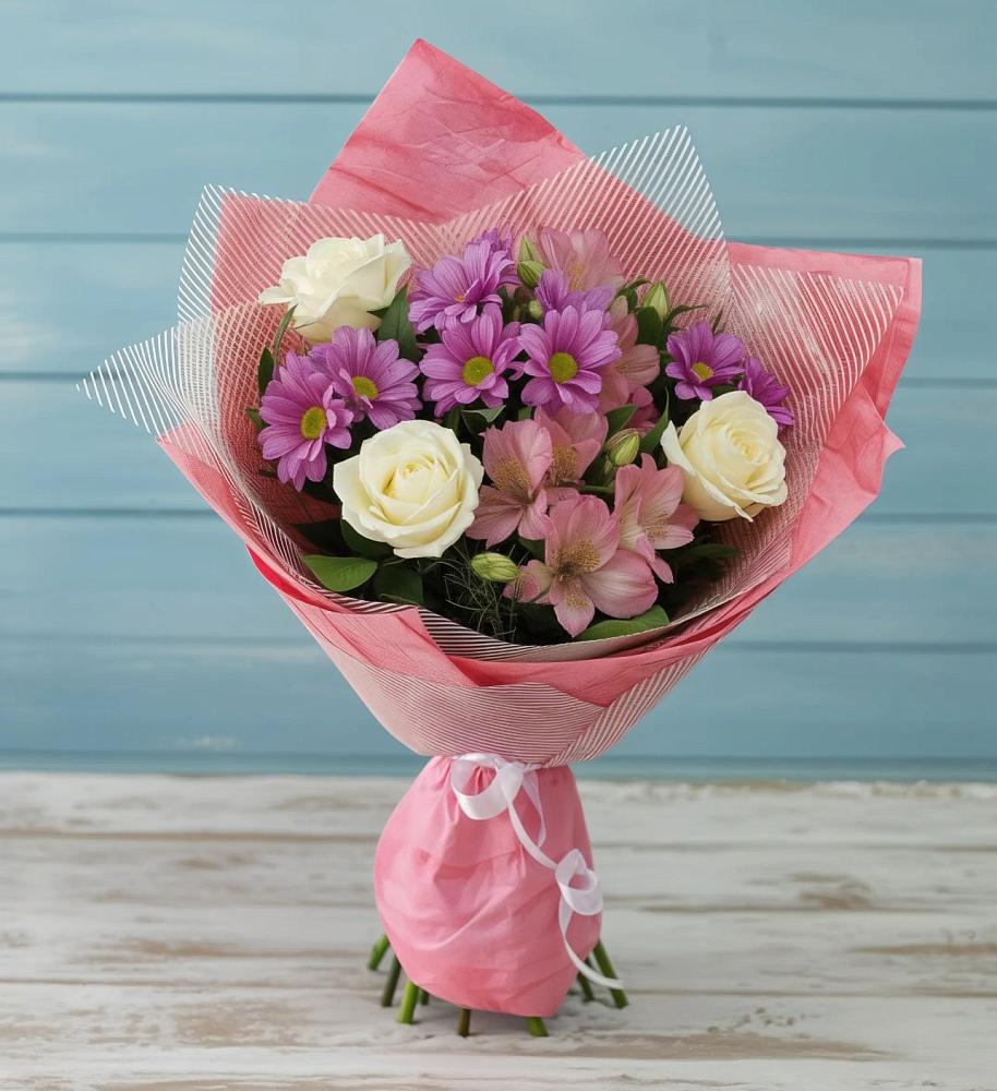 Букет цветов из: Герберы в Пряже