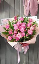 Букет Розовый кустик #REPLACE_PRED# Пряже