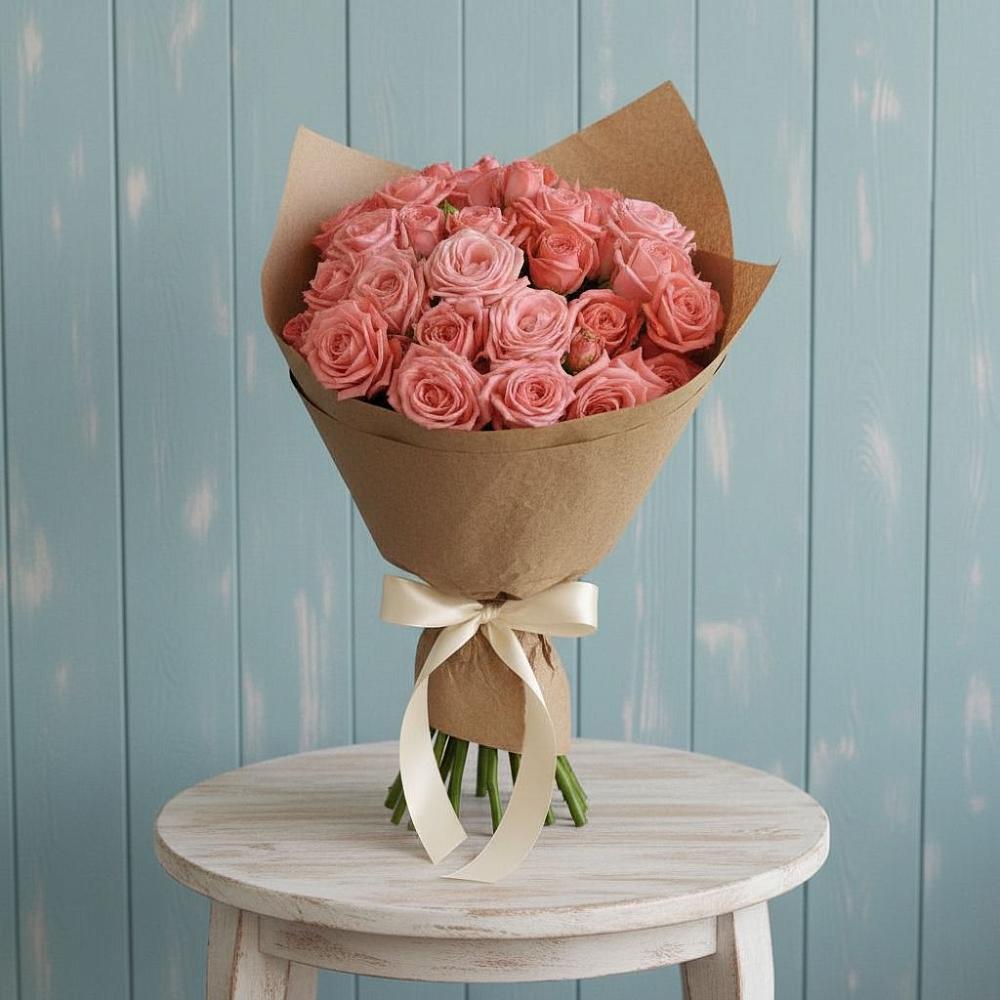 Букет цветов из: Розы в Пряже