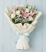 Букет цветов из:  Лилии в Пряже