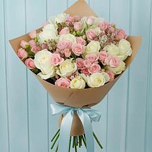 Букет цветов из:  Розы в Пряже